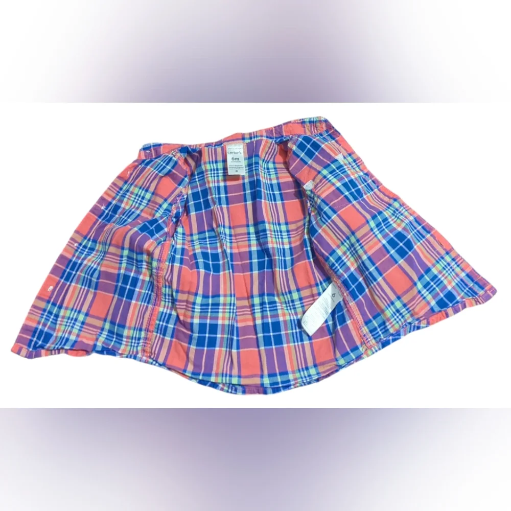 Carter's Plaid Shirt Size 6 Months.